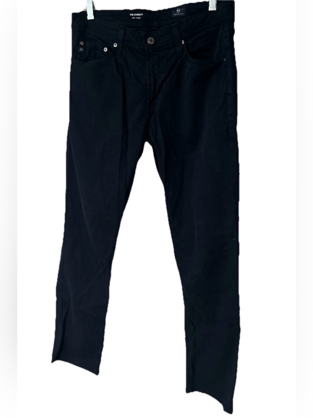 AG Adriano Goldschmied Everett Slim Straight Jeans Black 31x32